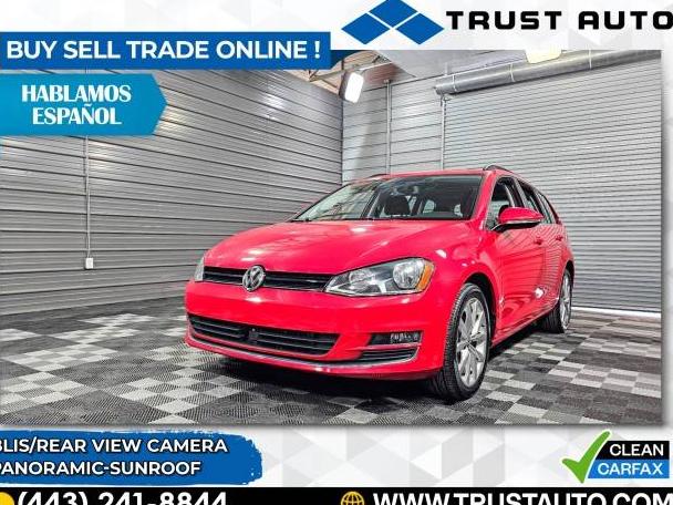 VOLKSWAGEN GOLF SPORTWAGEN 2017 3VWC17AU2HM534630 image